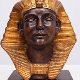 Large Ceramic Toetanchamon Table lamps 1970s