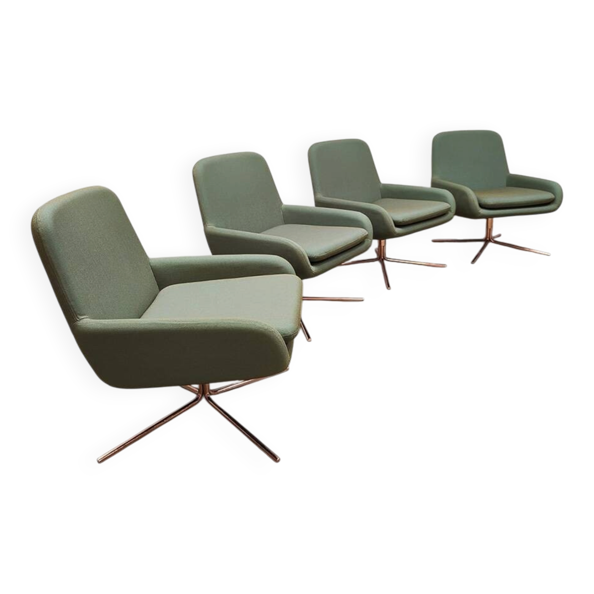 Chaises lounge pivotantes Coco en design danois Busk & Hertzog