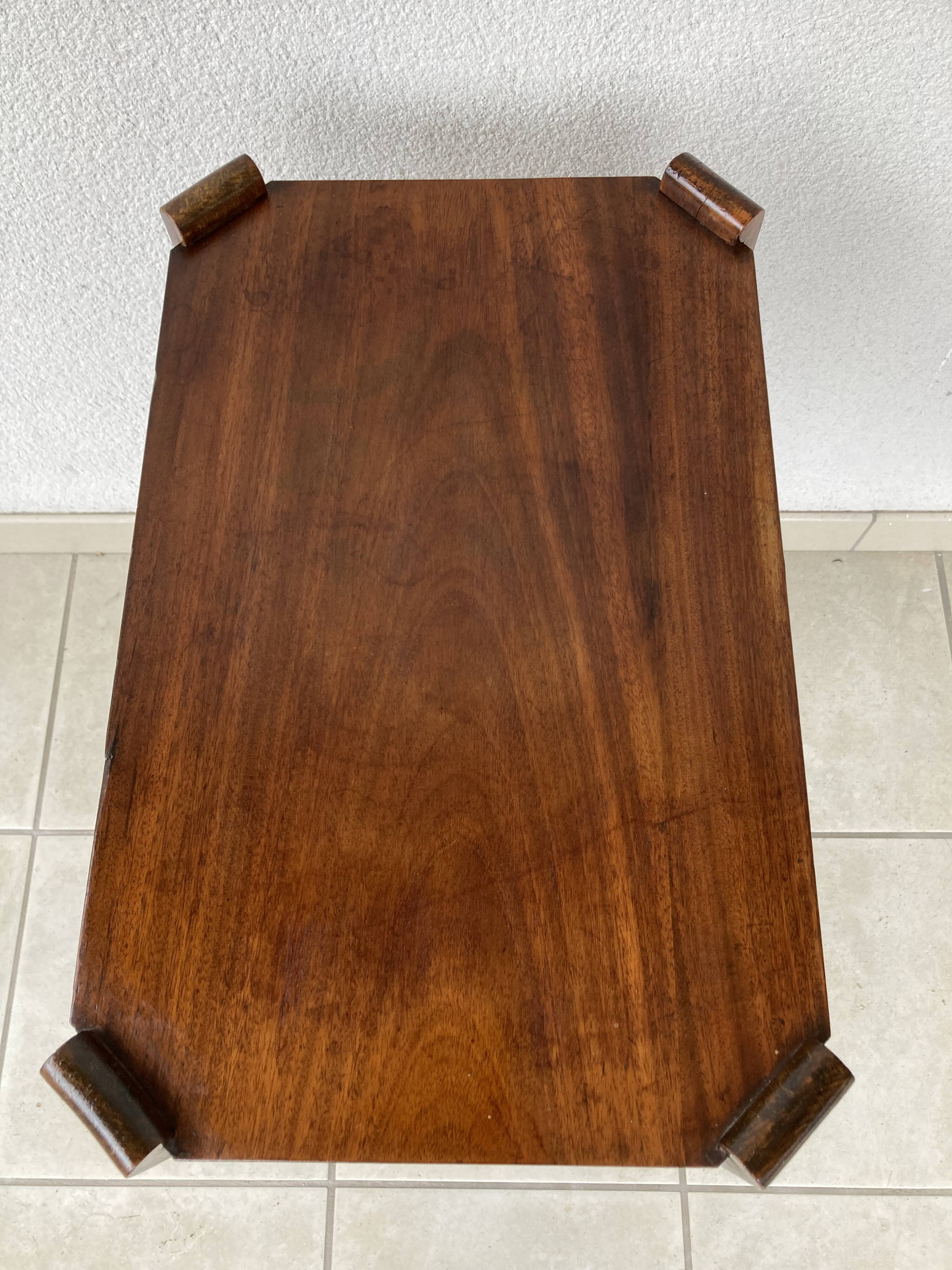 Art Deco Period Walnut Side Table