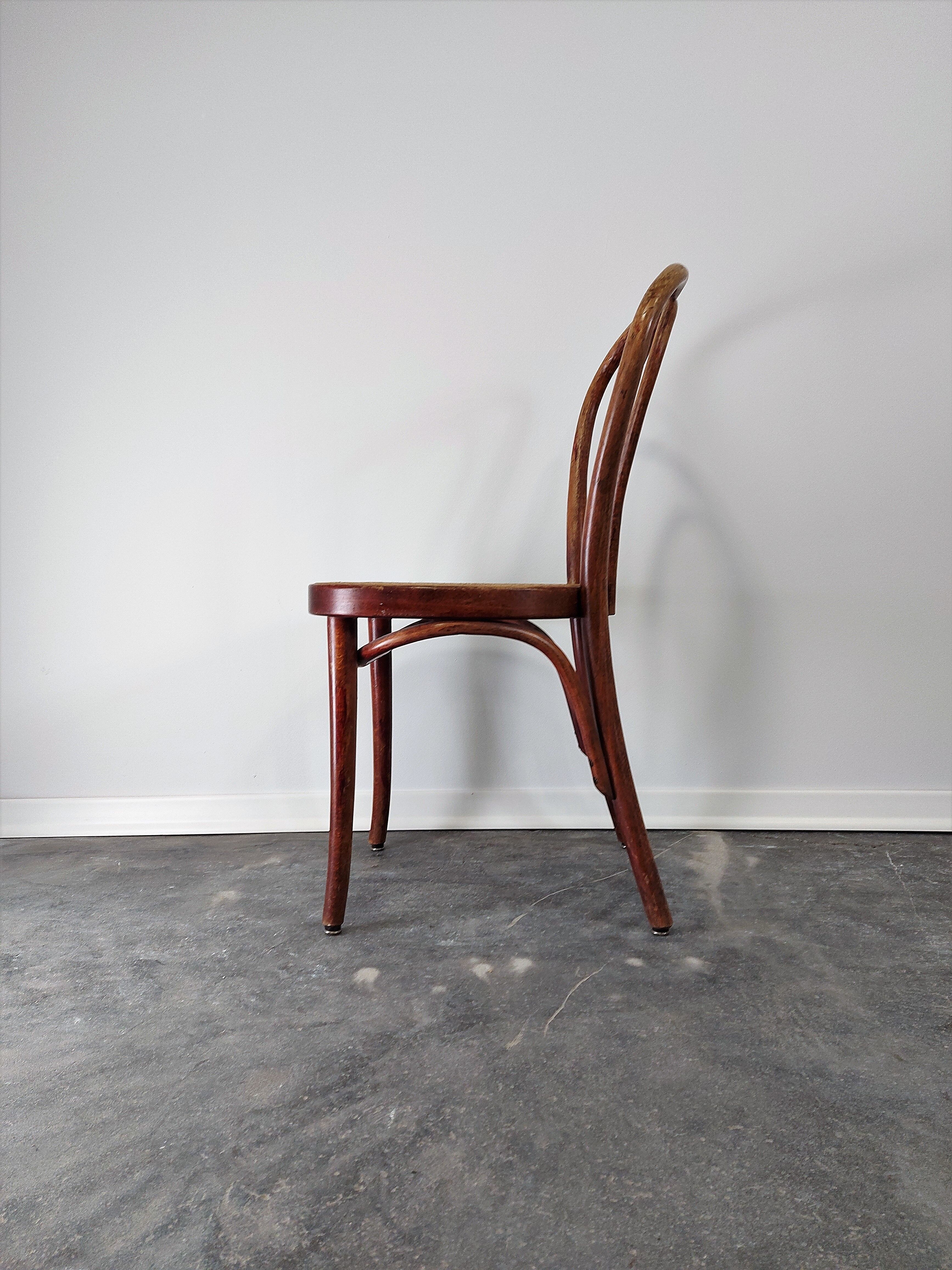 Dining chair, Bentwood cane, No. 18, 1960s, 1 of 4