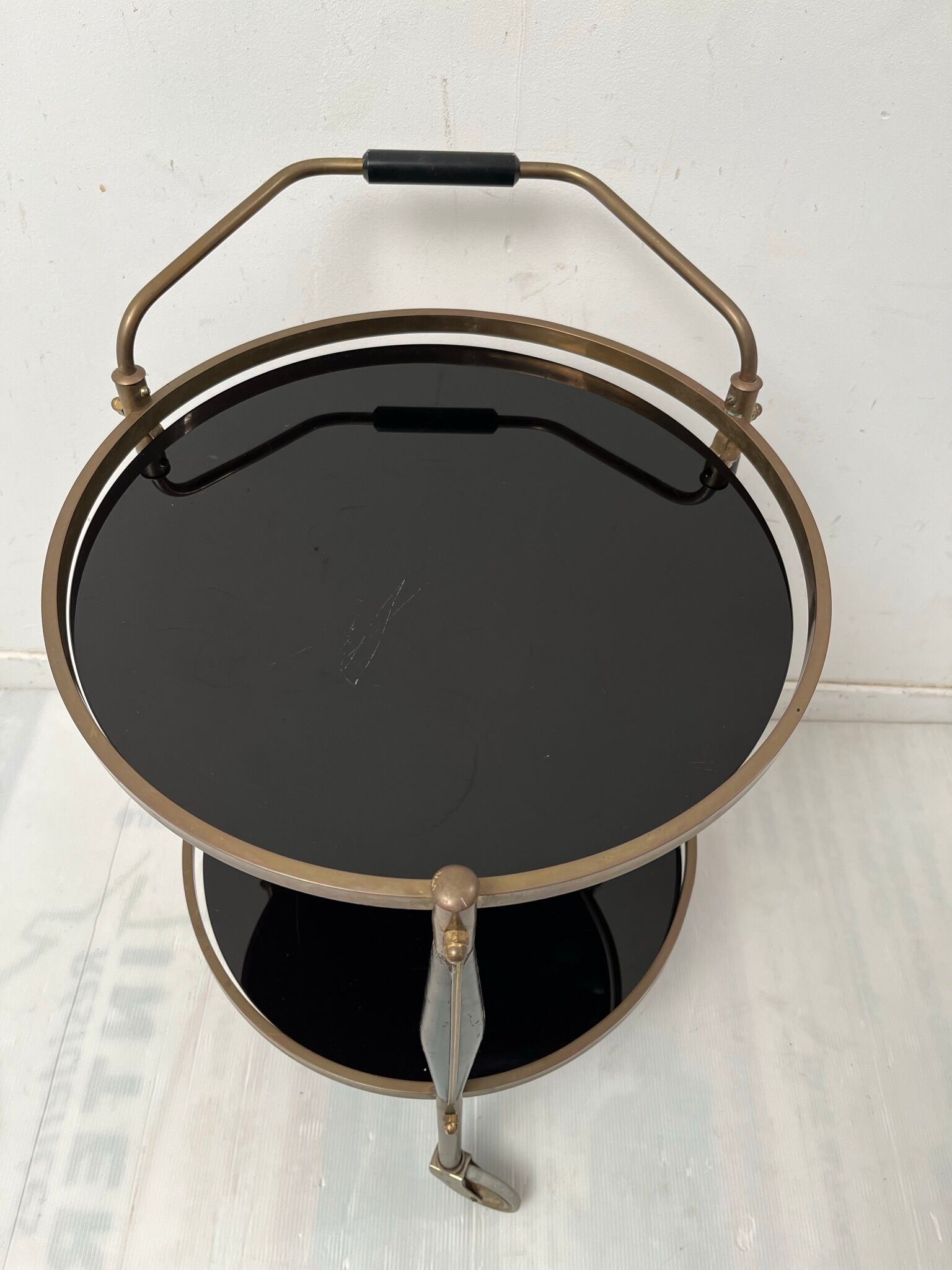 Service bar trolley from the 50s