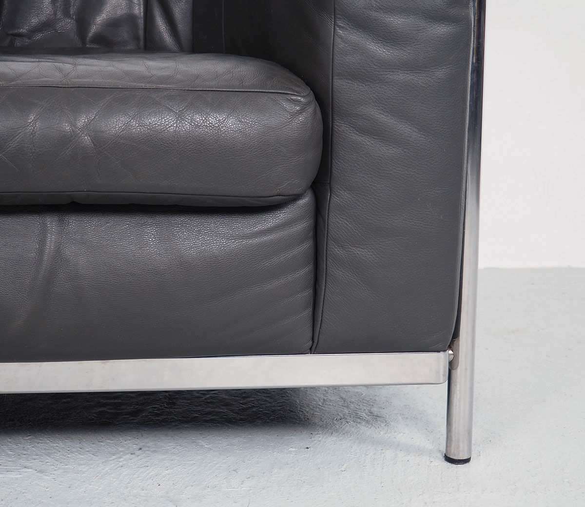 Italian Leather Onda Armchairs from Zanotta, 1980