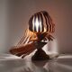Lampe anthropomorphe en bois 1980