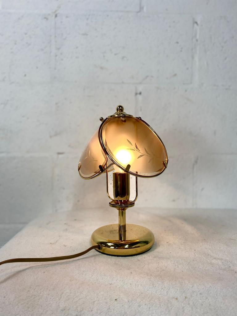 Vintage lamp 'golden' / table lamp / night light