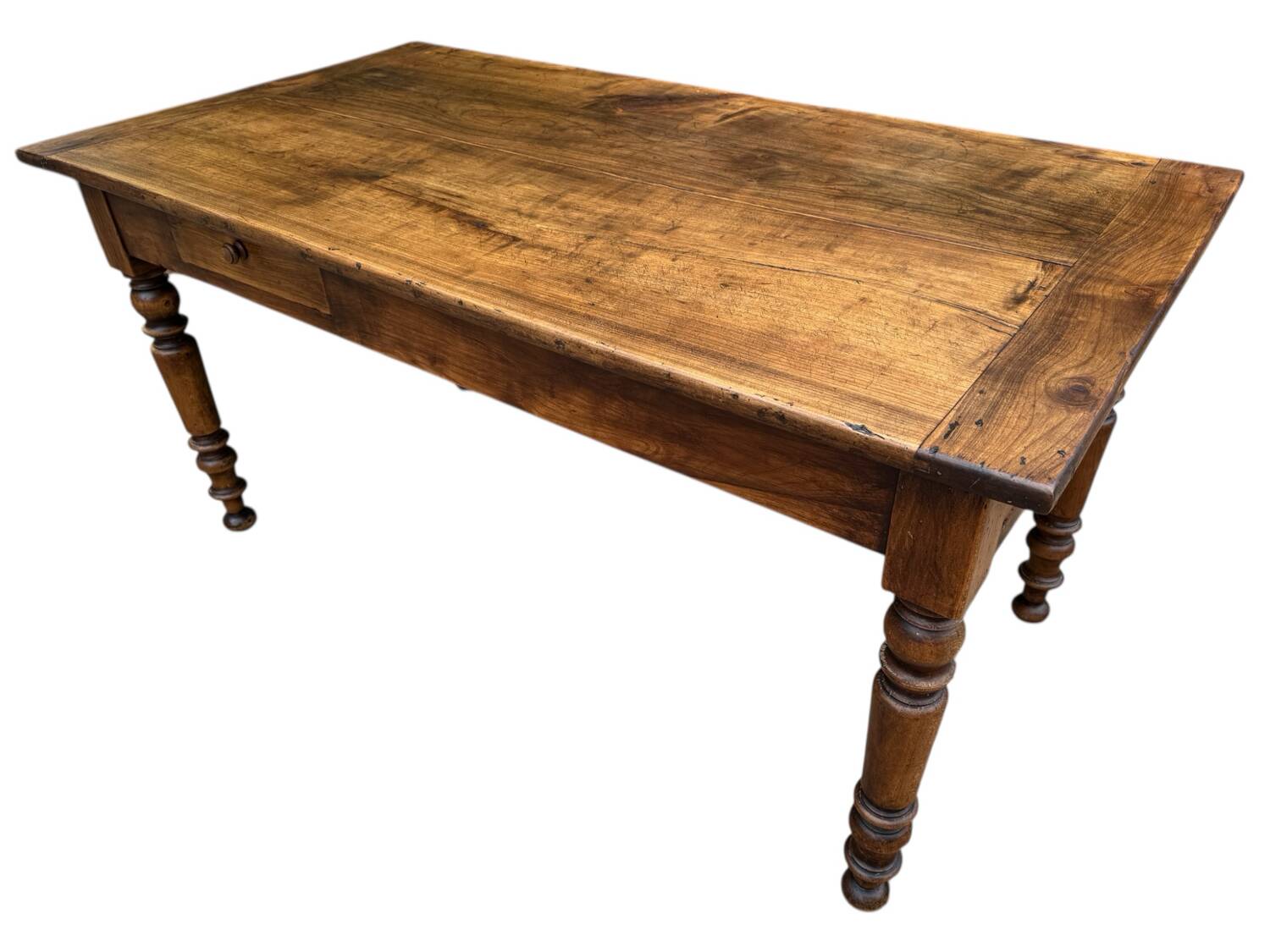 Louis Philippe walnut farmhouse table, 19th century