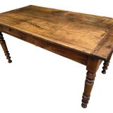 Louis Philippe walnut farmhouse table, 19th century