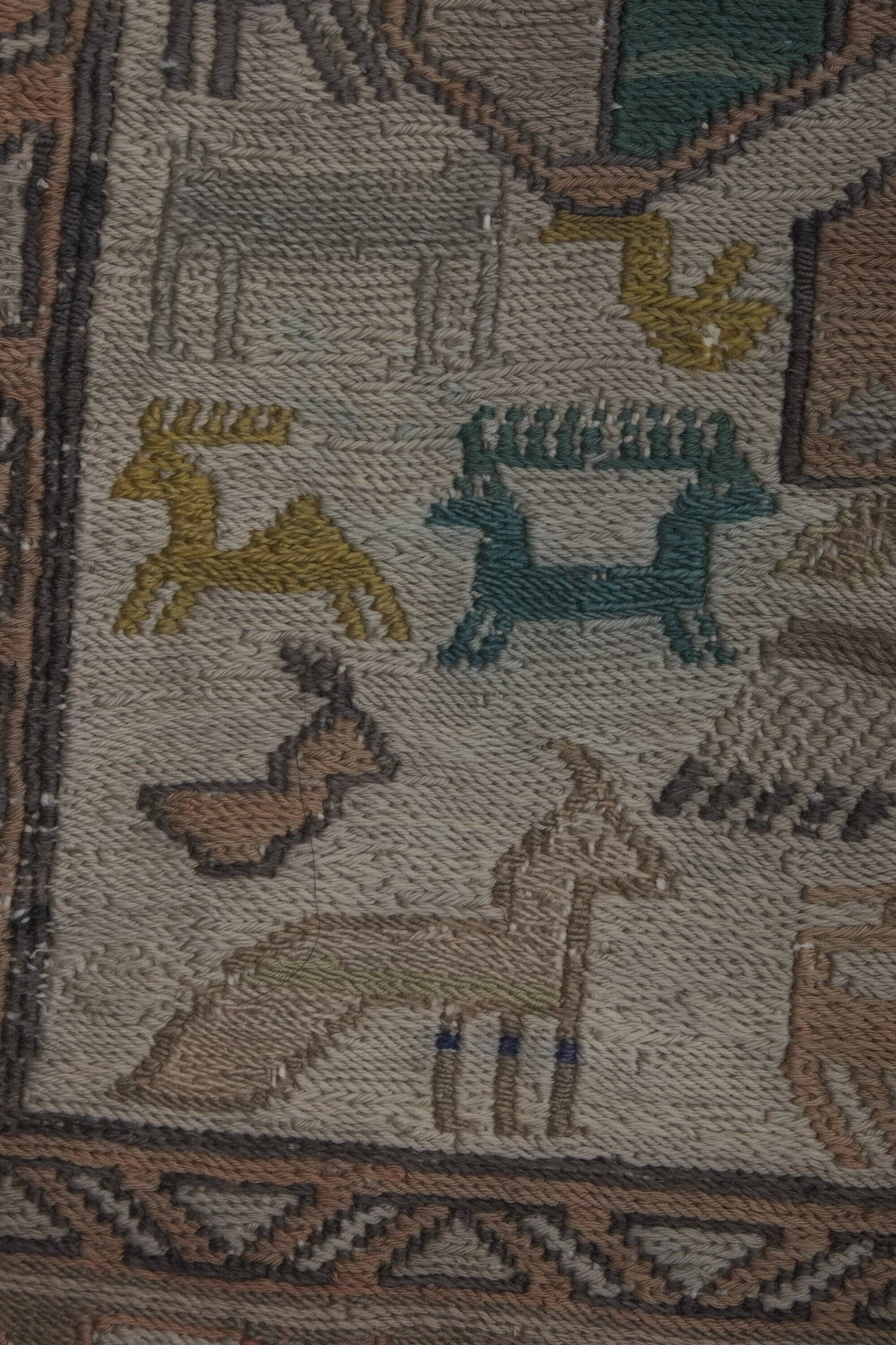 Vintage hand-embroidered tablecloth 100x142 cm