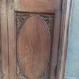 Anciennes portes de placard, bibliothèque murale en hêtre (2)
