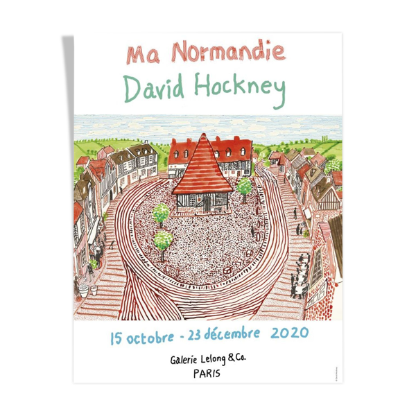 Affiche David Hockney Ma Normandie — Beyit