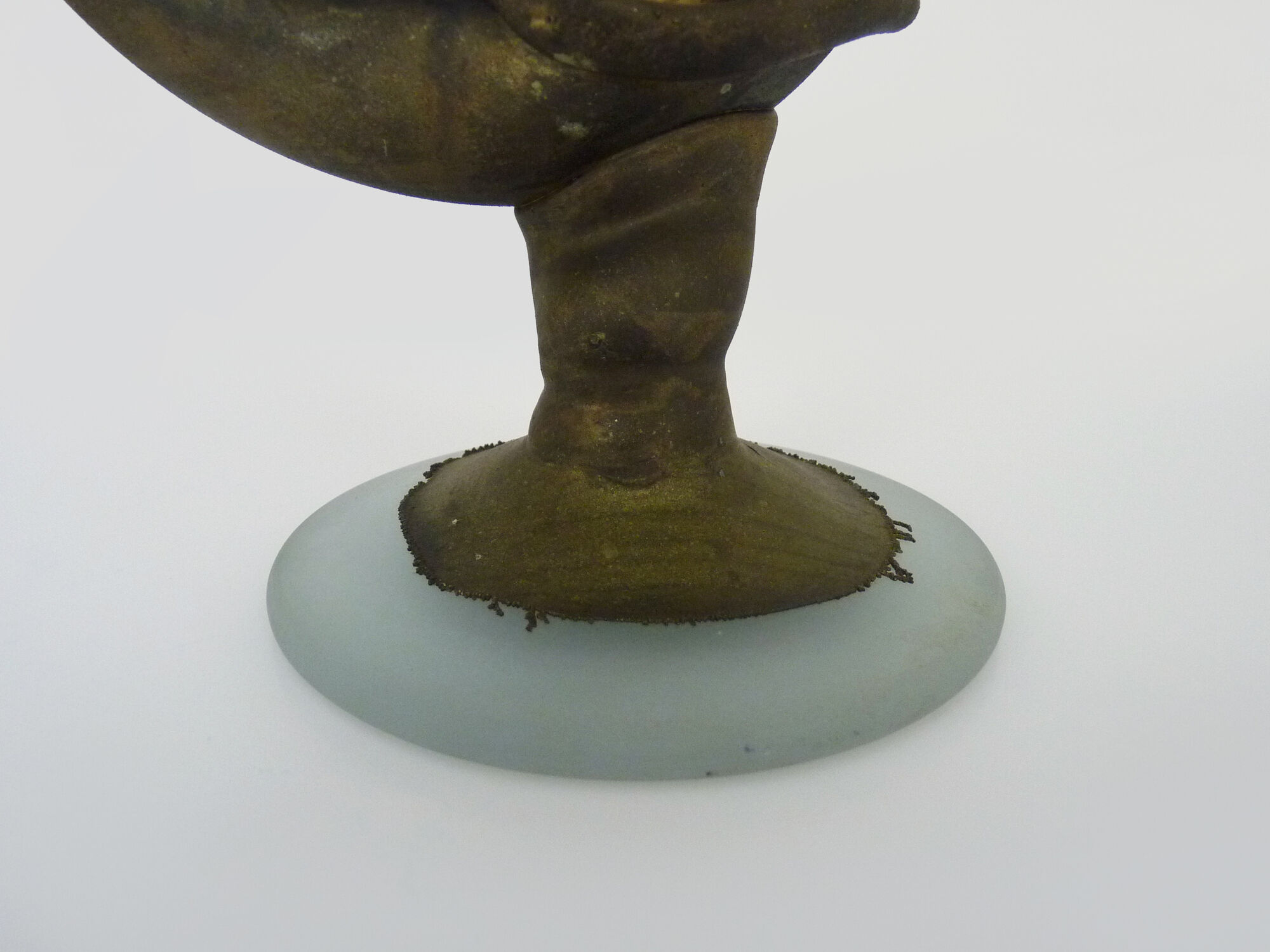 Art Nouveau vase in multicolored glass paste
