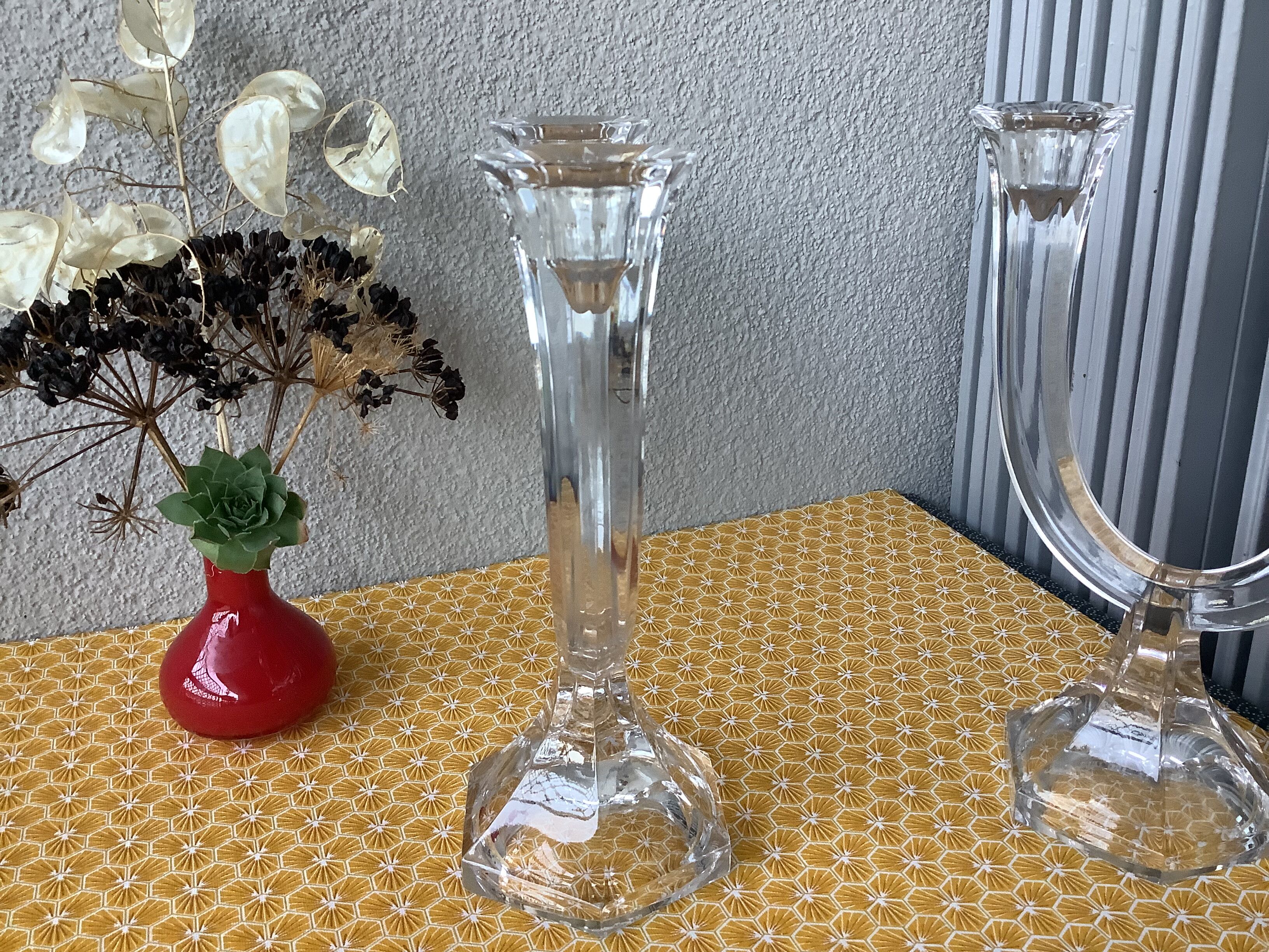 Nachtmann crystal candle holders Germany