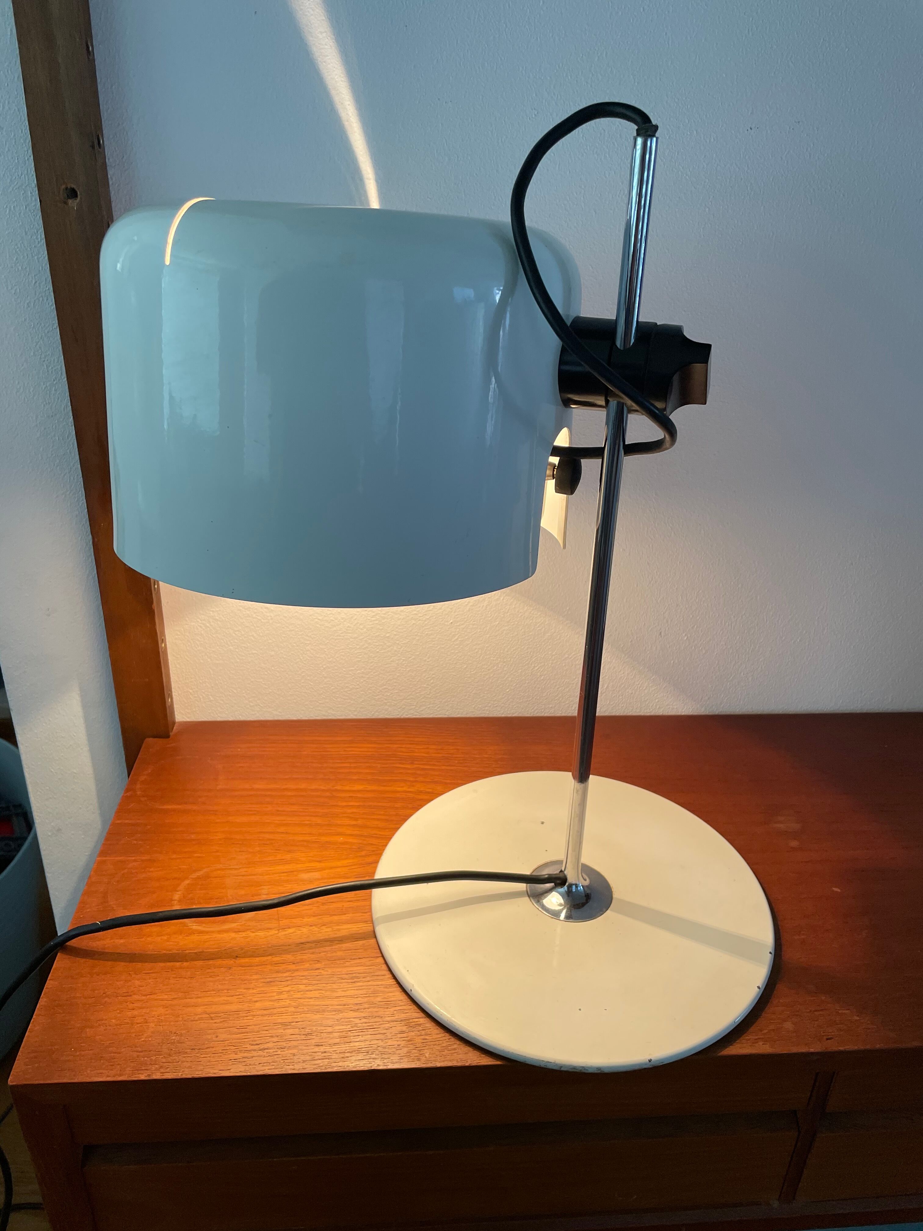 Joe Colombo, "Coupe"  Table Lamp by Oluce, 1960s