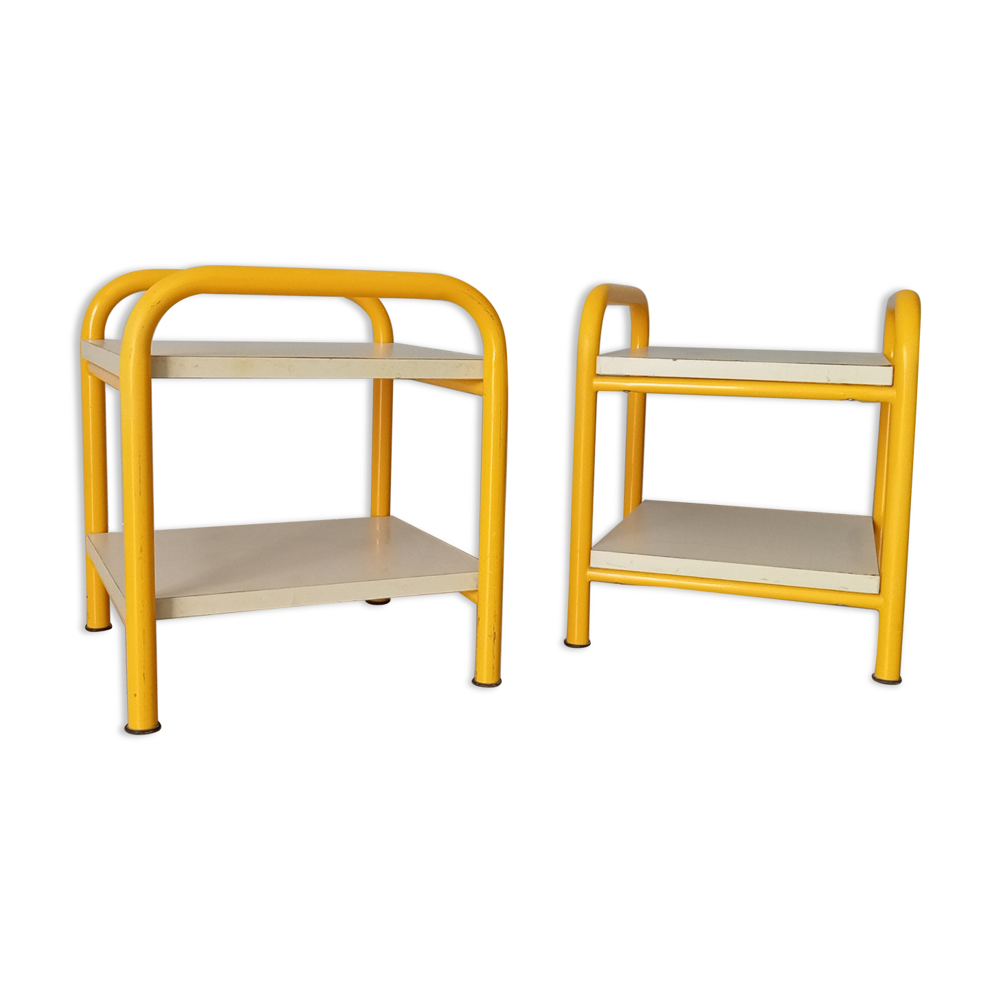 Pair of 80s bedside tables