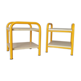 Pair of 80s bedside tables