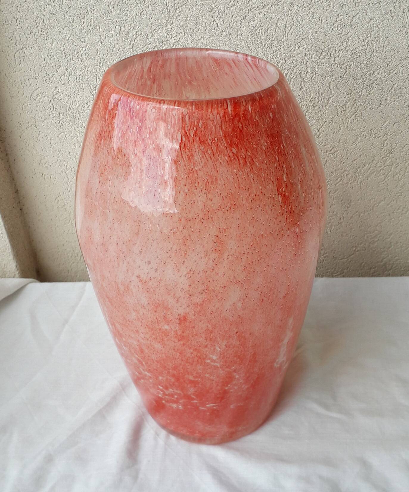 Blown glass vase