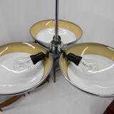 Chrome-Plated Functionalist Chandelier by Zukov, 1940s