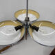 Chrome-Plated Functionalist Chandelier by Zukov, 1940s
