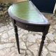 Console demi lune en bois
