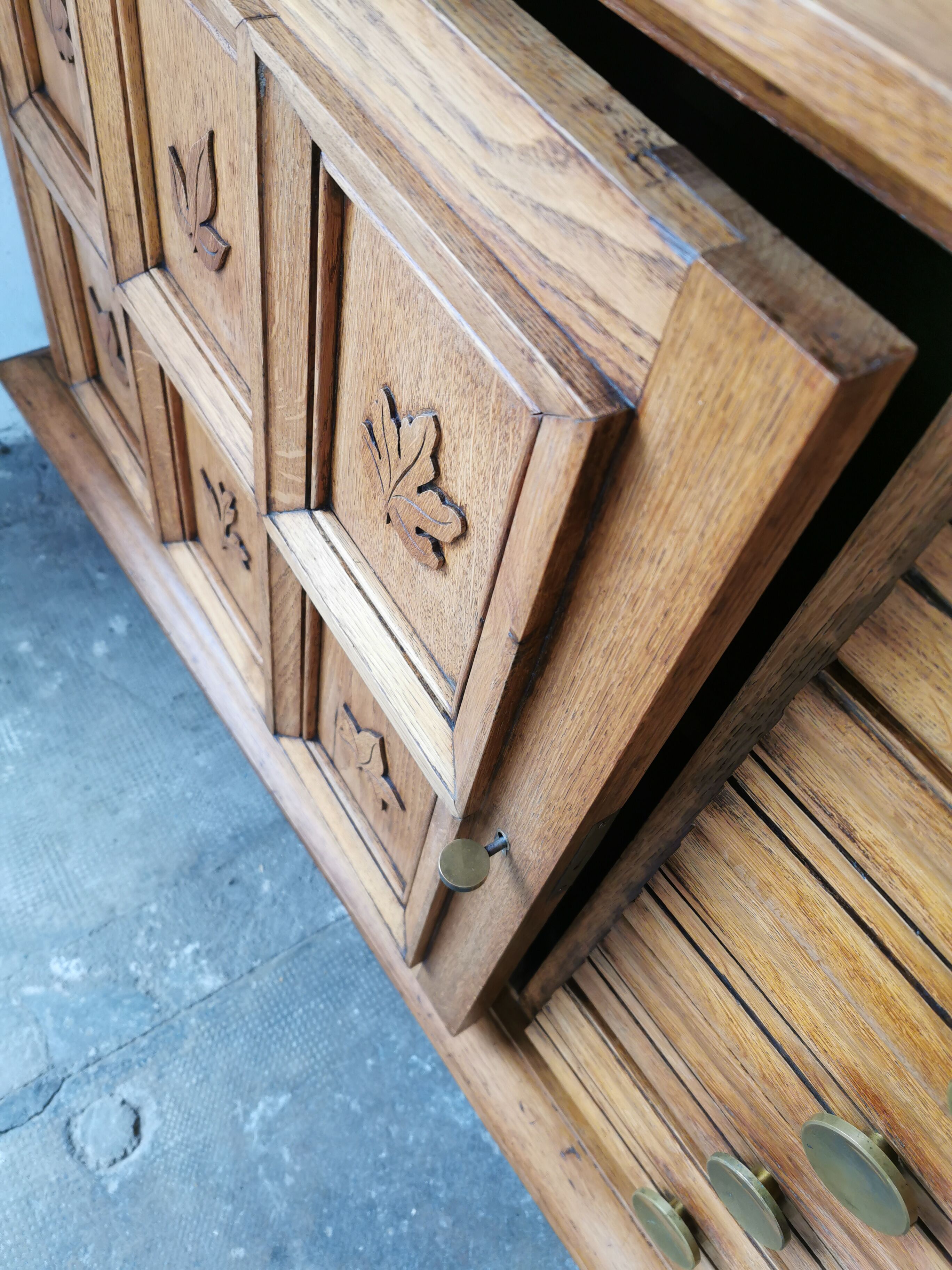 Solid oak sideboard from the 40s