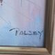 Tableau HST Parisian Impressionist Scene Signed Palsey ~1960