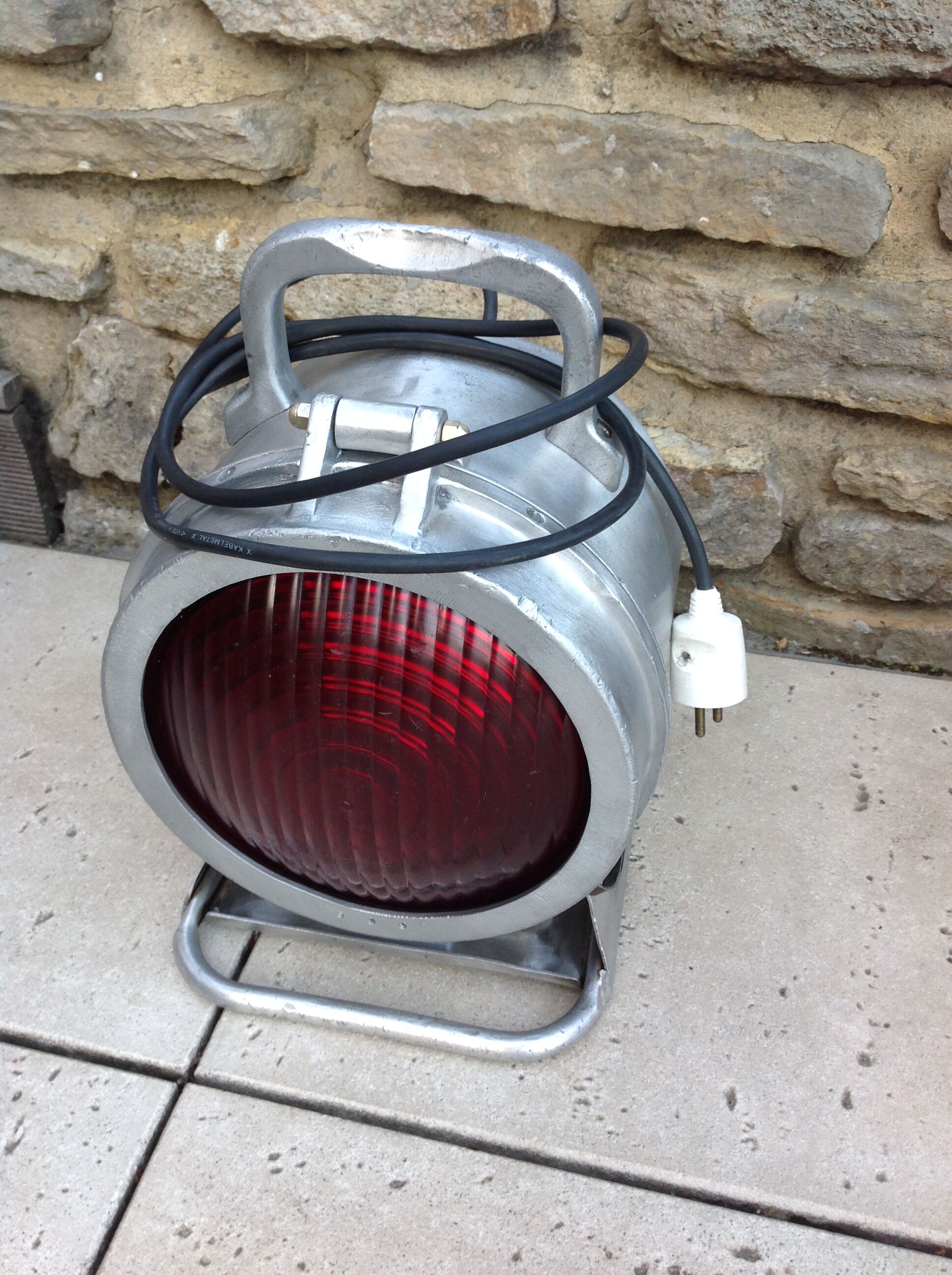 Former SNCF lantern - vintage 70s
