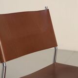 4 "SE06" brown leather chairs by Martin Visser for Spectrum 80's