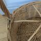 Wicker bottle basket