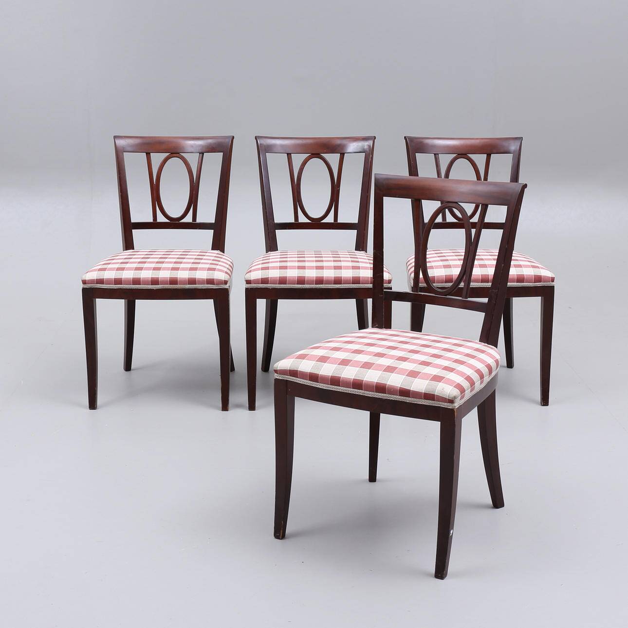 Chaise classique 1960 suède