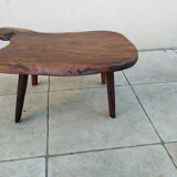 Vintage solid ornate coffee table