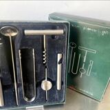 Vintage Stelton Bar Set Design Arne Jacobsen 6 pcs ensemble Design danois