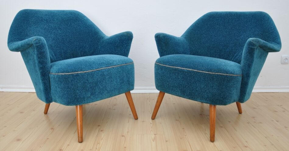 Superb pair of chairs 50 60 organic years