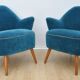 Superb pair of chairs 50 60 organic years