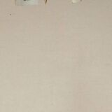 Golden chandelier and glass plates, art deco, vintage style Strangfeld und Gregor Radeberg Dresden 1950