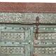 Old Indian door in old teak, original piece and patina