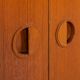 Hansen and Guldborg 3 bay teak wall unit, Denmark 1960s