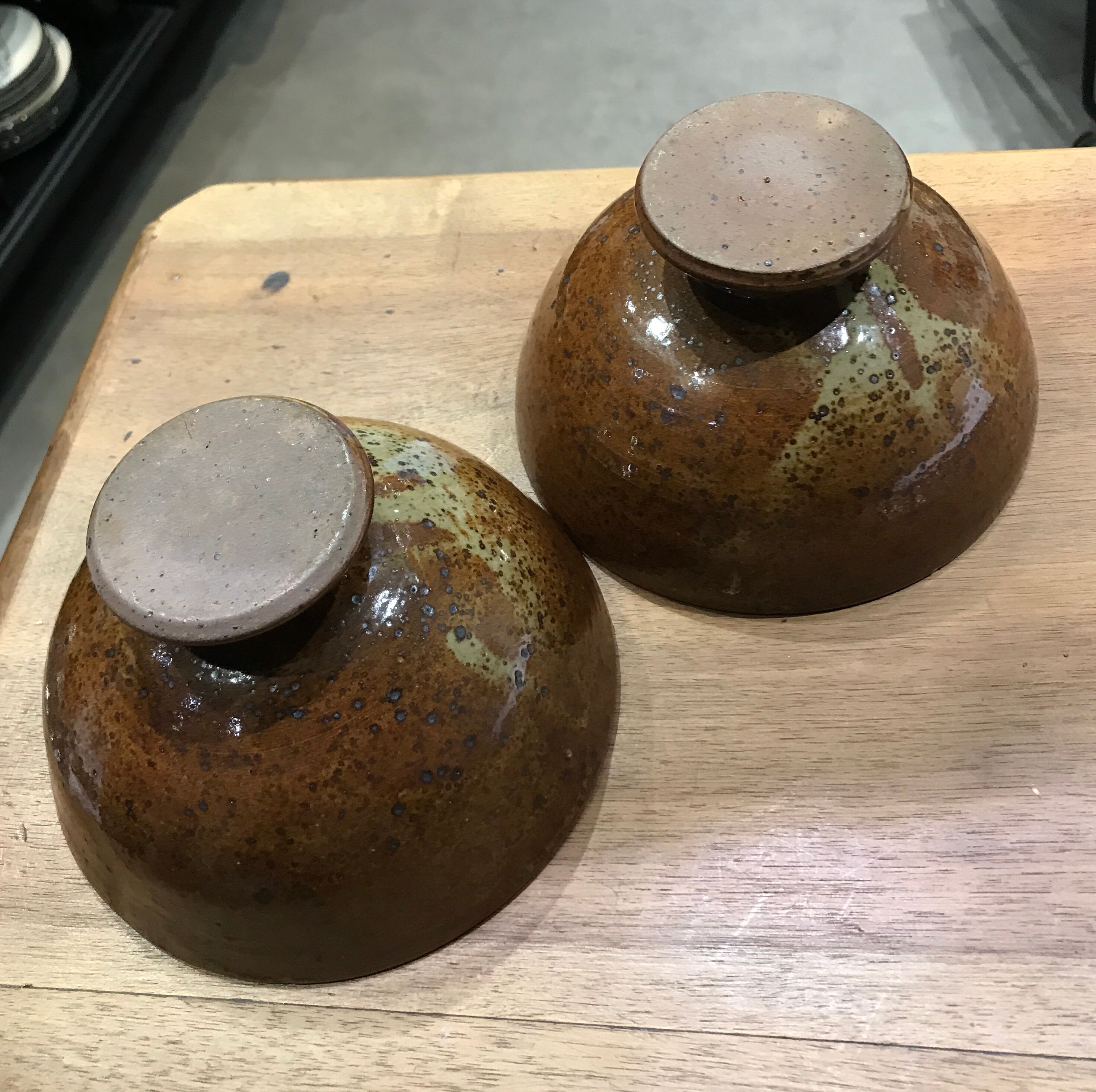 Vintage stoneware bowls