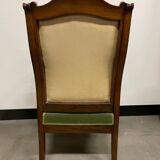 Pair of Napoleon III armchairs in mahogany