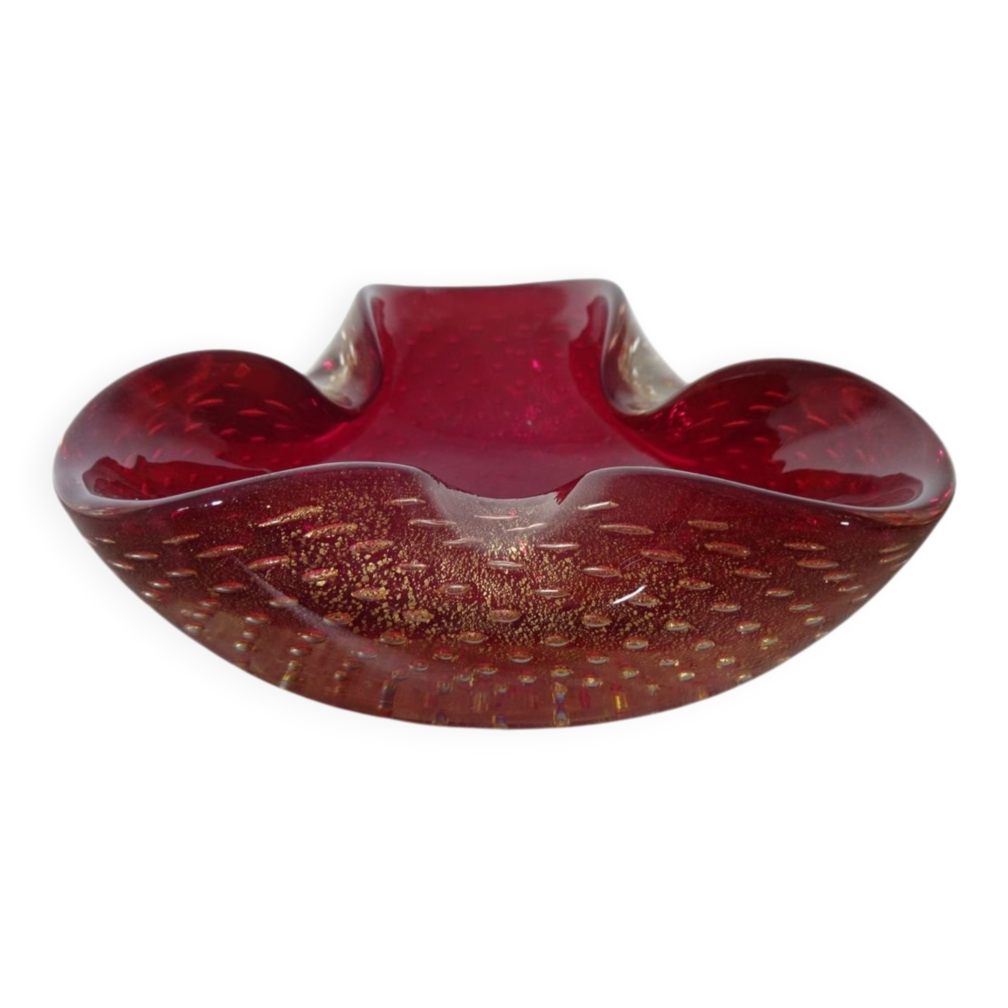 Italian Murano Glass Ashtray by Barovier & Toso, 1960s