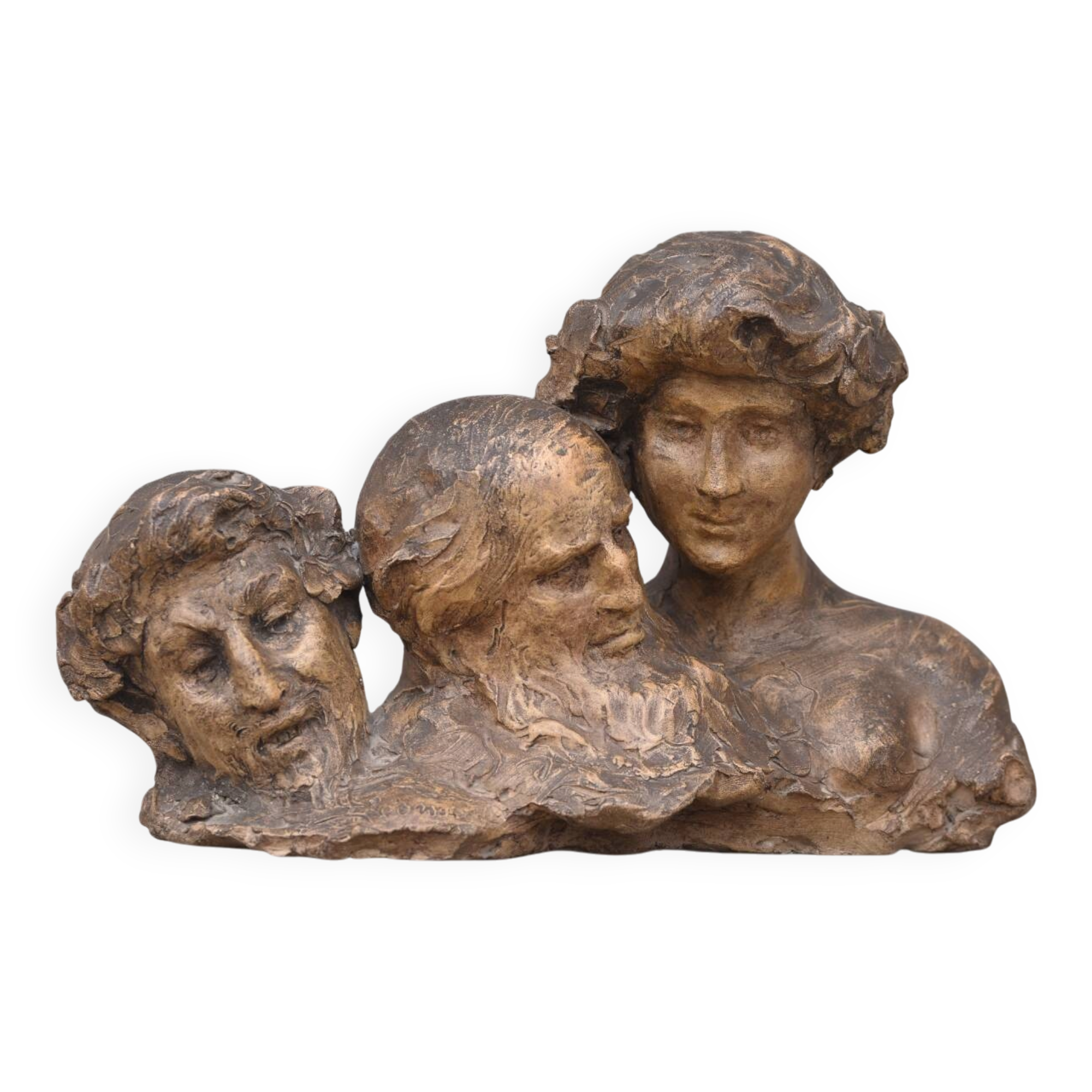 Agathon Léonard, Esquisse à trois têtes (vers 1910)