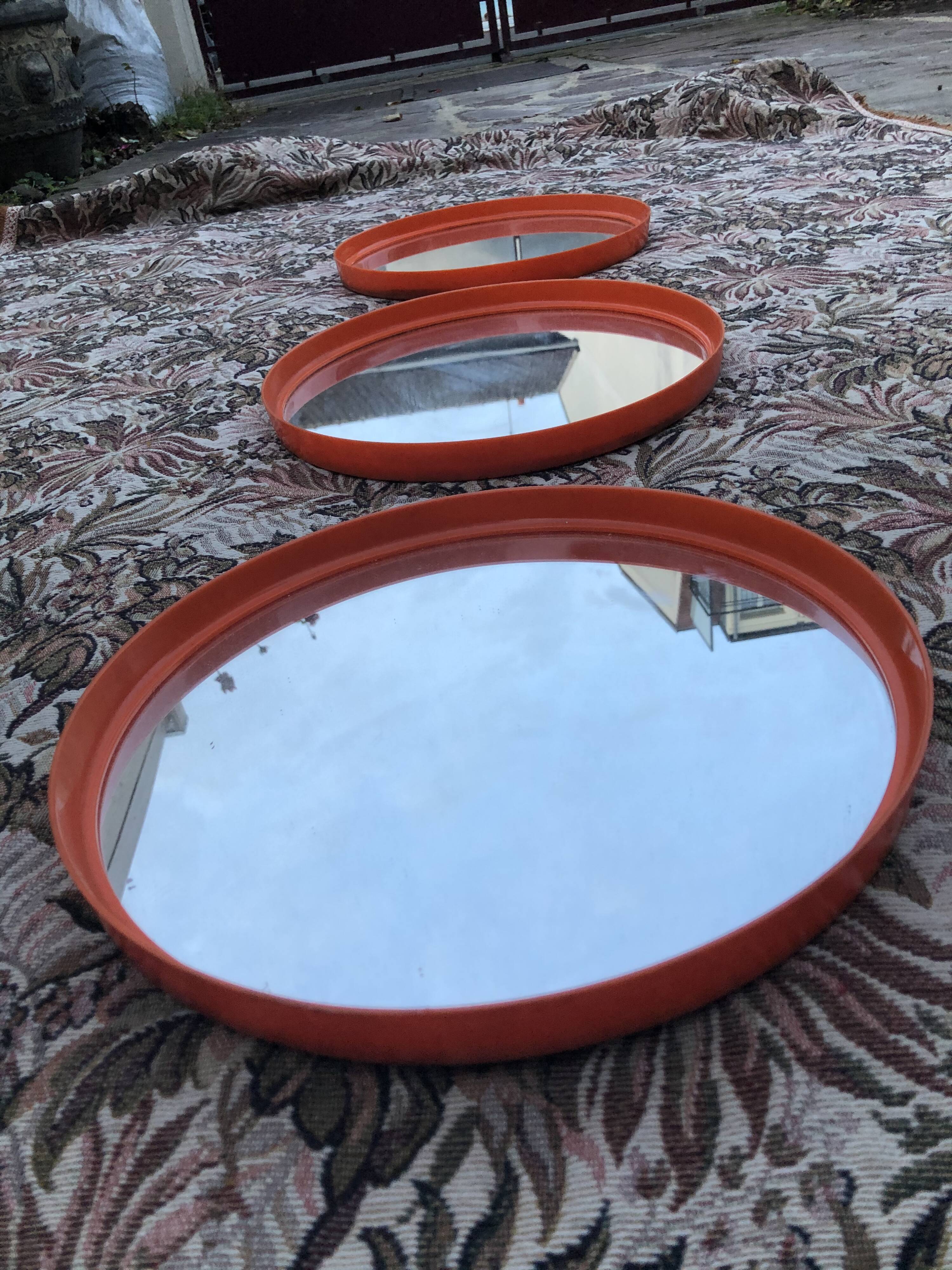 Set of 3 mirrors