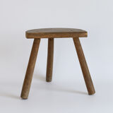Wooden tripod stool