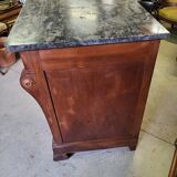 Bahut 2 doors 2 drawers in walnut period restoration a crosse