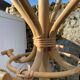 Vintage 1970s rattan parrot coat rack