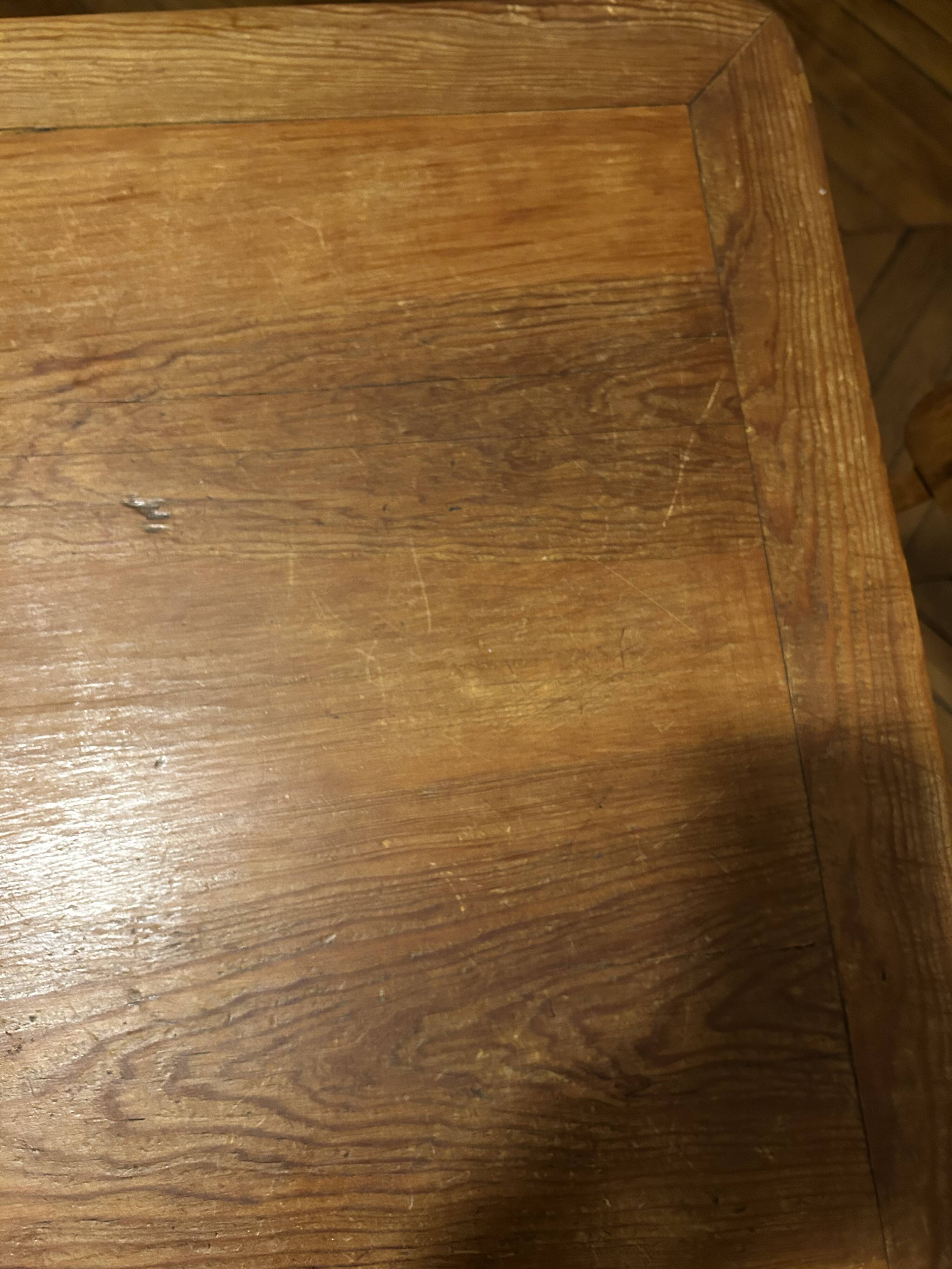 Dining table + 6 vintage chairs – 1960s modernism