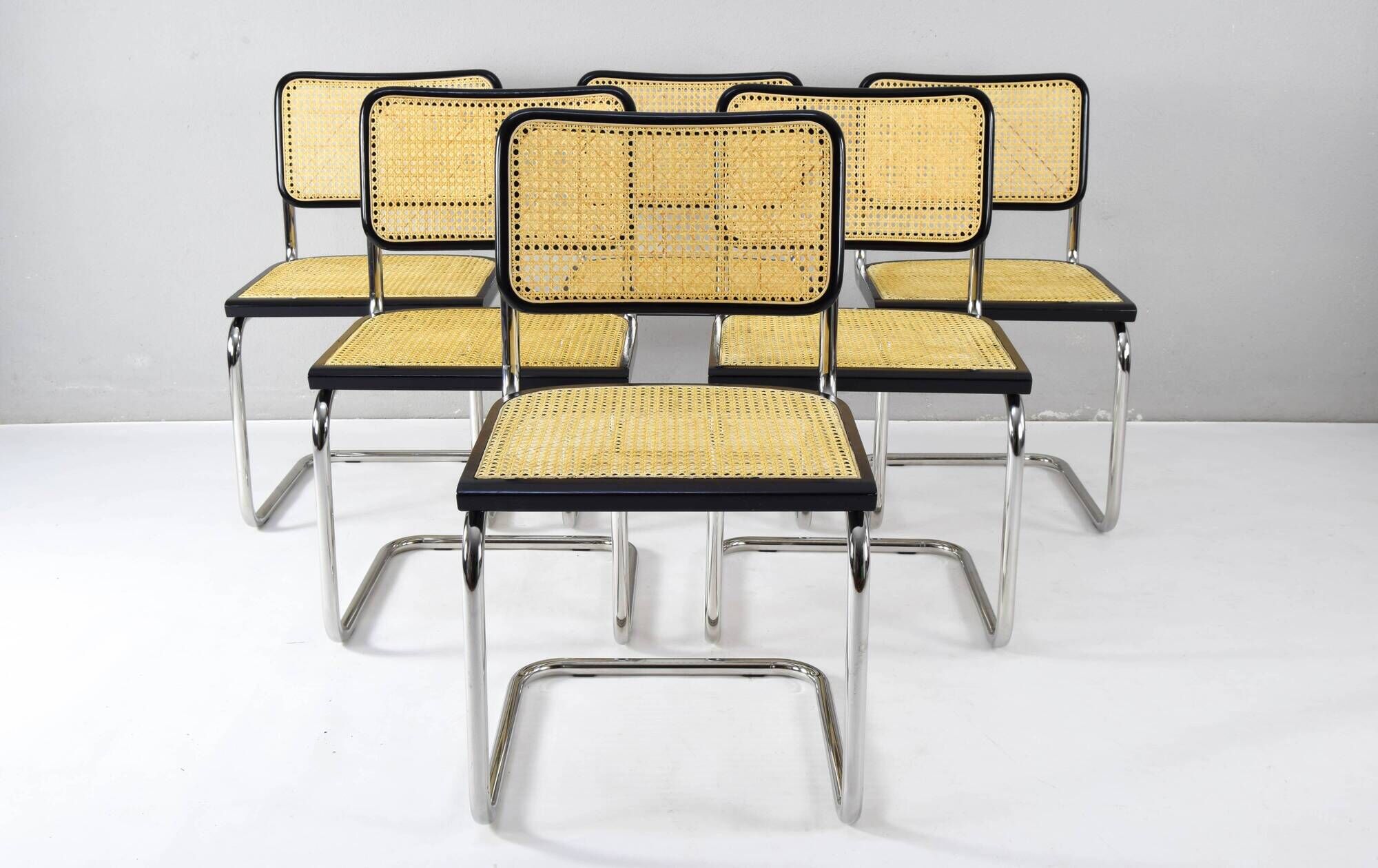 Page 1 of 10 Mid Century Modern B32 Cesca Cairs set of six
