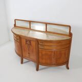 Exceptional hemisphere Art Nouveau Sideboard by Maurice Dufrene, France 1911
