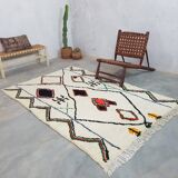 Moroccan Berber rug 219 x 140 cm Azilal wool rug