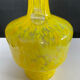 Vase à anse vintage en pâte de verre mouchetée 