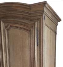 Antique solid wood wardrobe