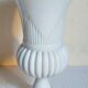 Antique milk glass baluster vase early 20th century